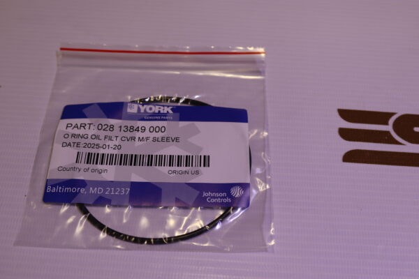 O RING OIL FILT CVR M-F SLEEVE 028-13849-000